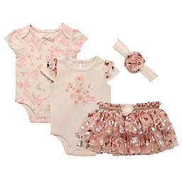 Baby Starters® 4-Piece Butterfly Tutu Set in Rose Gold