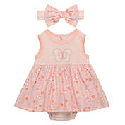 Baby Starters&reg; 2-Piece Butterfly Bodysuit with Skirt and Headband Set in Pink