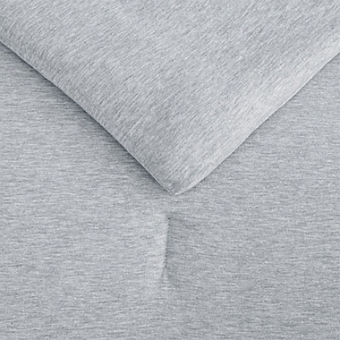 Simply Essential&trade;Jersey King Comforter in Light Grey. View a larger version of this product image.
