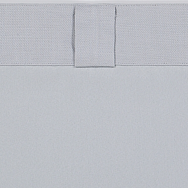 Everhome&trade; Blanche Textured Solid 84-Inch Blackout Curtain Panel in Grey (Single). View a larger version of this product image.