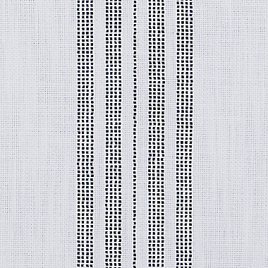 Everhome&trade; Blanche Vertical Stripe 84-Inch Blackout Curtain Panel in Chambray Blue (Single). View a larger version of this product image.