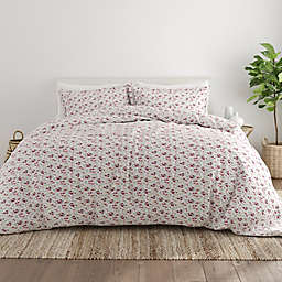 Blossoms 3-Piece Queen Duvet Cover Set in Pink