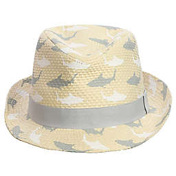 Nolan Originals Size 2-4T Shark Fedora Hat in Natural