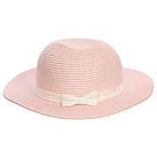 Nolan Originals Size 3-9M Eyelet Bow and Band Sunhat in Pink