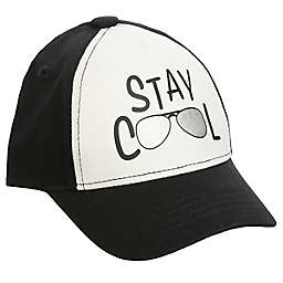 Nolan Originals Stay Cool Slogan Cap in Black/White