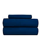 Alternate image 1 for Studio 3B&trade; Cell Phone Pocket 300-Thread-Count Twin/Twin XL Sheet Set in Blue