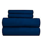 Alternate image 2 for Studio 3B&trade; Cell Phone Pocket 300-Thread-Count Twin/Twin XL Sheet Set in Blue