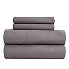 Alternate image 2 for Studio 3B&trade; Cell Phone Pocket 300-Thread-Count Twin/Twin XL Sheet Set in Grey