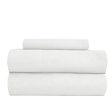 Studio 3B&trade; Cell Phone Pocket 300-Thread-Count Twin/Twin XL Sheet Set in White. View a larger version of this product image.