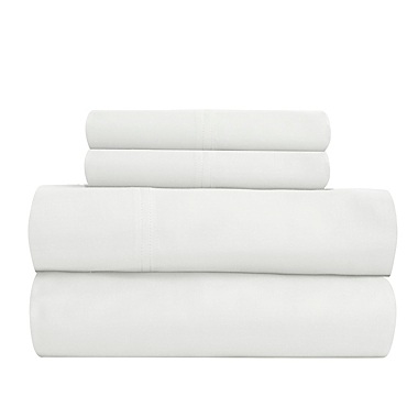 Studio 3B&trade; Cell Phone Pocket 300-Thread-Count Full/Full XL Sheet Set in White. View a larger version of this product image.