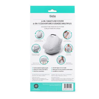 Belle ON THE GO Ditsy Leaf Multi-Use Cover. View a larger version of this product image.