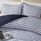Alternate image 3 for UGG&reg; Corey 2-Piece Reversible Twin/Twin XL Comforter Set in Navy Stripe