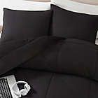 Alternate image 3 for UGG&reg; Corey 2-Piece Reversible Twin/Twin XL Comforter Set in Off Black