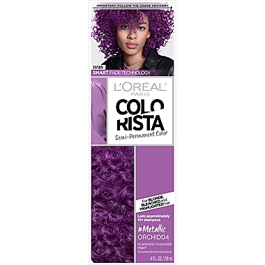 L'Oréal® Colorista Semi-Permanent Temporary Hair Color in Metallic Orchid |  Bed Bath & Beyond