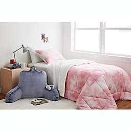 UGG® Corey 3-Piece Reversible Full/Queen Comforter Set in Pink Tie Dye