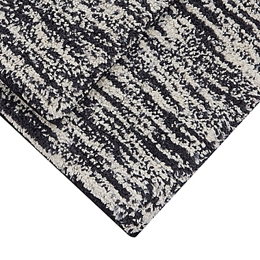 Studio 3B&trade; Melange 2-Piece Bath Rug Set in Black/Ivory. View a larger version of this product image.