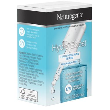 Neutrogena&reg; 1 fl. oz. Hydro Boost Hyaluronic Acid Serum. View a larger version of this product image.