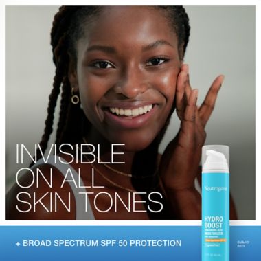Neutrogena&reg; 1.7 fl. oz. Hydro Boost Hyaluronic Acid Moisturizer with SPF 50 Sunscreen. View a larger version of this product image.