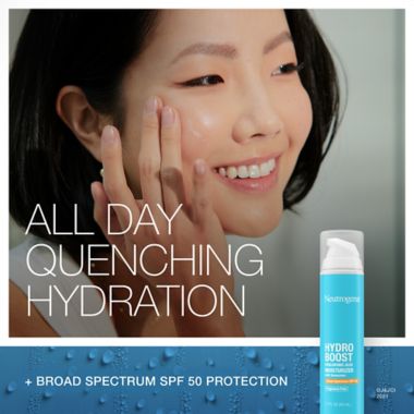 Neutrogena&reg; 1.7 fl. oz. Hydro Boost Hyaluronic Acid Moisturizer with SPF 50 Sunscreen. View a larger version of this product image.