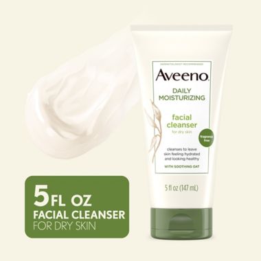 Aveeno&reg; 5 fl. oz. Daily Moisturizing Facial Cleanser for Dry Skin. View a larger version of this product image.