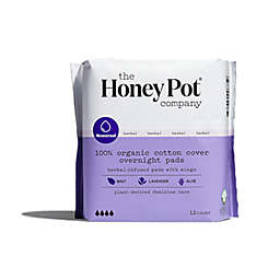 The Honey Pot 12-Count Overnight Pads with Wings