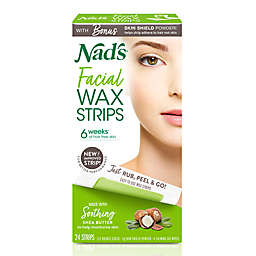 Nad's® 24-Count Hair Removal Facial Wax Strips