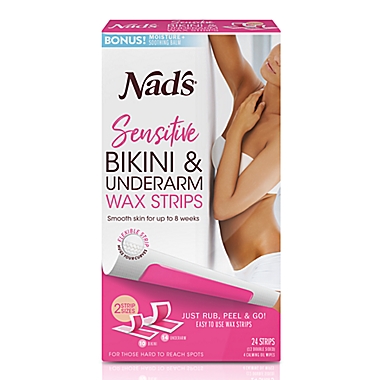 Nad&#39;s&reg; 24-Count Bikini and Underarm Wax Strips Kit. View a larger version of this product image.