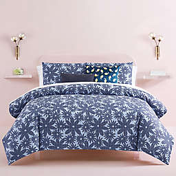 kate spade new york Daisy Gingham 2-Piece Reversible Twin/Twin XL Comforter Set in Blue