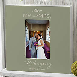 Natural Love Personalized Wedding 4-Inch x 6-Inch Vertical Box Frame