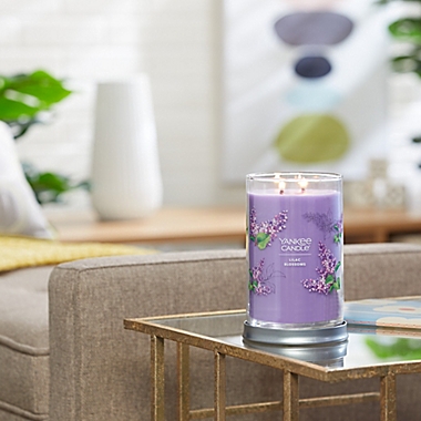 Yankee Candle&reg; Lilac Blossoms Signature Collection 20 oz. Large Tumbler Candle. View a larger version of this product image.