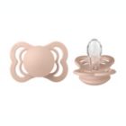 Alternate image 0 for BIBS&reg; 0-6M 2-Pack Supreme Silicone Pacifiers in Blush