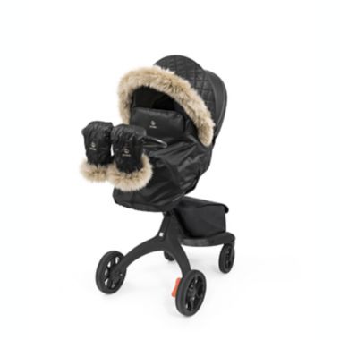 Stokke&reg; Xplory&reg; Winter Kit in Black. View a larger version of this product image.