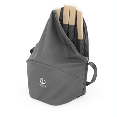 Stokke&reg; Clikk&trade; High Chair in White with Travel Bag. View a larger version of this product image.