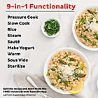 Alternate image 6 for Instant Pot 9-in-1 Duo Plus 8 qt. Programmable Electric Pressure Cooker