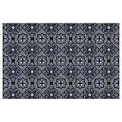 Bungalow Flooring&reg; FlorArt&trade; Orchid Path Kitchen Mat in Blue