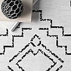Alternate image 4 for nuLOOM Noa Machine Washable Tribal 2&#39; x 3&#39; Accent Rug in White