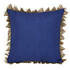 Alternate image 0 for Everhome&trade; Oakmont Jute Trim Square Indoor/Oudoor Throw Pillow in Blue
