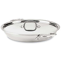 All-Clad D3 Stainless Steel 3 qt. Covered Universal Pan