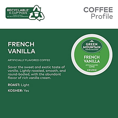 Green Mountain Coffee&reg; French Vanilla Coffee Keurig&reg; K-Cup&reg; Pods 48-Count. View a larger version of this product image.