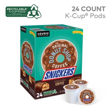 The Original Donut Shop&reg; Snickers Keurig&reg; K-Cup&reg; Pods 24-Count. View a larger version of this product image.