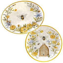 Certified International Bee Sweet 2-Piece Platter Set