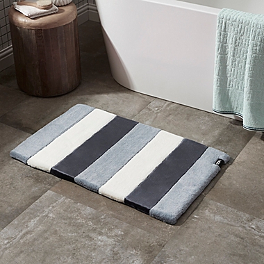 UGG&reg; 21&quot; x 34&quot; Grayson Faux Fur Bath Rug in Ocean. View a larger version of this product image.
