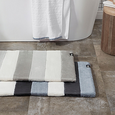 UGG&reg; 21&quot; x 34&quot; Grayson Faux Fur Bath Rug in Ocean. View a larger version of this product image.