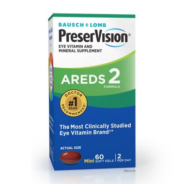 PreserVision&reg; 60-Count Areds 2 Eye Vitamin and Mineral Supplements. View a larger version of this product image.