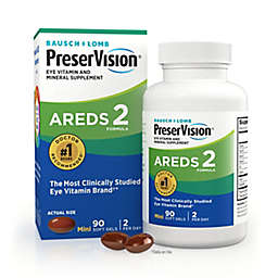 Bausch + Lomb PreserVision® 90-Count Areds 2 Eye Vitamin and Mineral Soft Gels