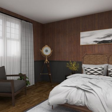 Ridge Road D&eacute;cor Industrial LED Floor Lamp in Black. View a larger version of this product image.