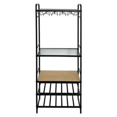 Studio 3B&trade; 60-Inch Bar Tower in Black. View a larger version of this product image.