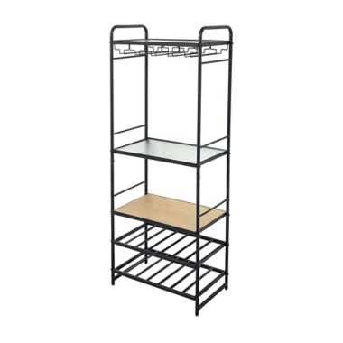 Studio 3B&trade; 60-Inch Bar Tower in Black. View a larger version of this product image.