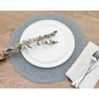 Alternate image 1 for Simply Essential&trade; Round Braided Placemat in Blue