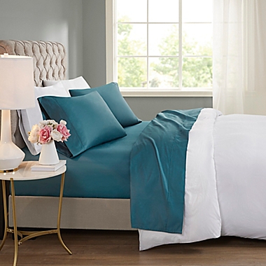 Beautyrest® 600-Thread-Count 4-Piece Cooling Cotton Blend King Sheet Set in  Khaki | Bed Bath & Beyond